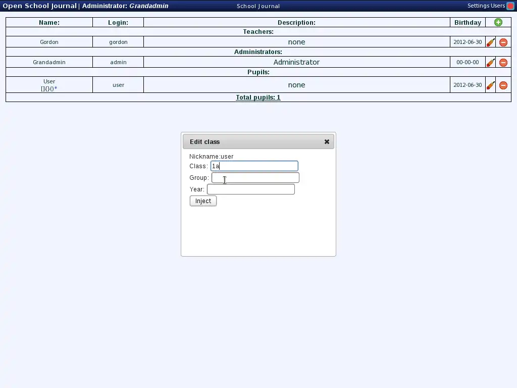 Scarica lo strumento web o l'app web Open School Journal