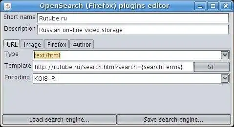 Download web tool or web app OpenSearch Editor