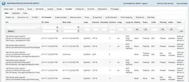 Muat turun alat web atau apl web Enjin carian OpenSearchServer