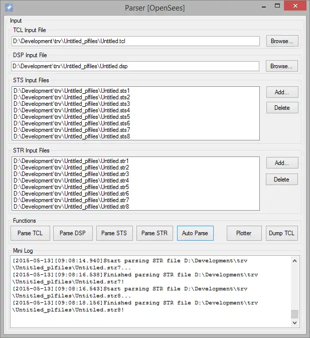 Téléchargez l'outil Web ou l'application Web OpenSeesGUI pour l'exécuter sous Windows en ligne sur Linux en ligne