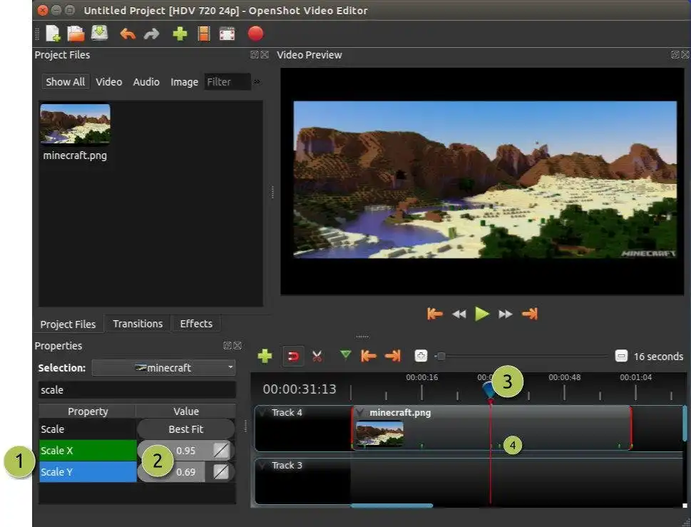 Download web tool or web app OpenShot Video Editor