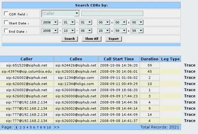 Download web tool or web app Opensips Control Panel