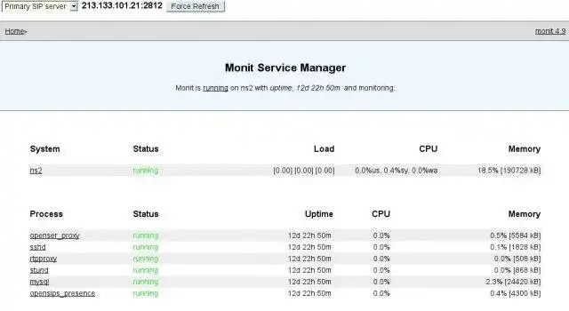 Download web tool or web app Opensips Control Panel