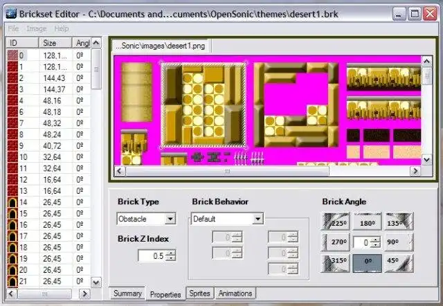 Download web tool or web app OpenSNC Brickset Editor