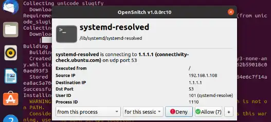 Download webtool of webapp OpenSnitch