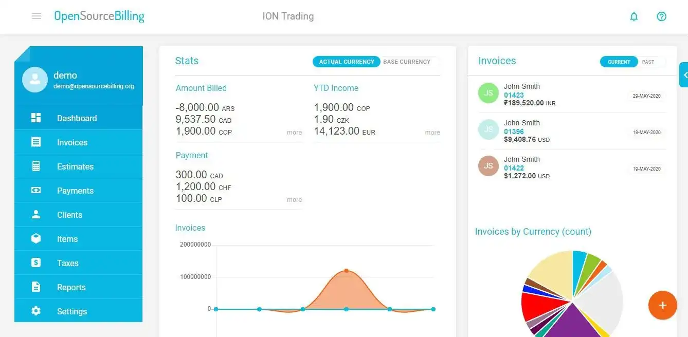 Télécharger l'outil Web ou l'application Web OpenSourceBilling