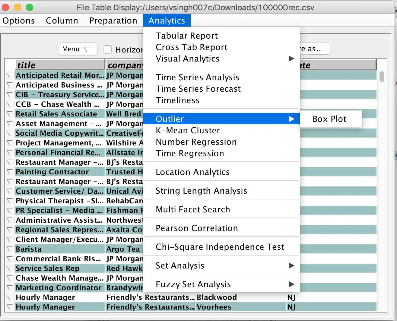 Download web tool or web app Open Source Data Quality and Profiling