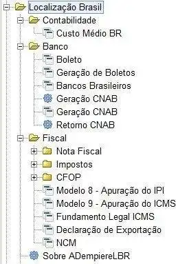 Download webtool of webapp OpenSource ERP Braziliaanse lokalisatie