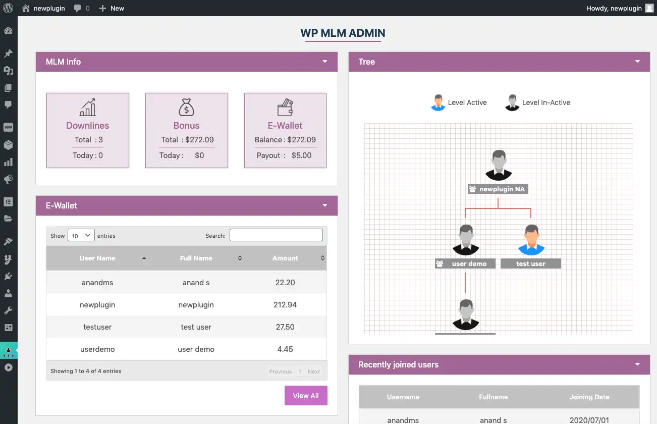 Télécharger un outil Web ou une application Web Logiciel Open Source MLM - Woocommerce