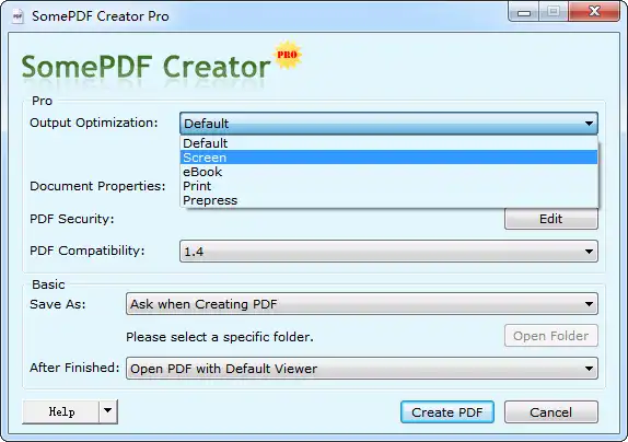 Download web tool or web app Open Source PDF Creator with VC++