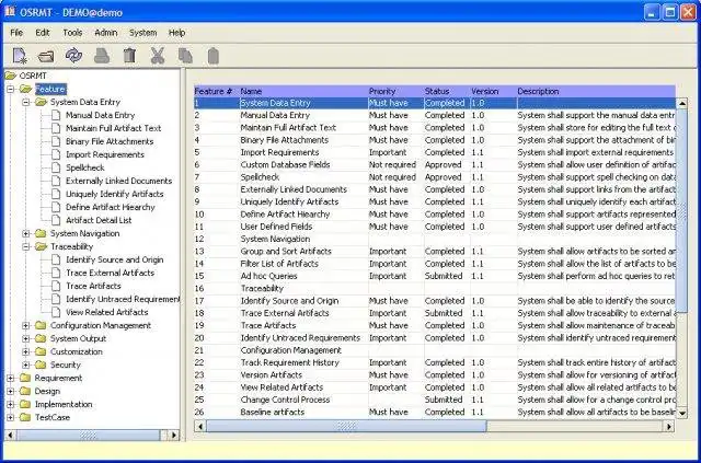 Download web tool or web app Open Source Requirements Management Tool