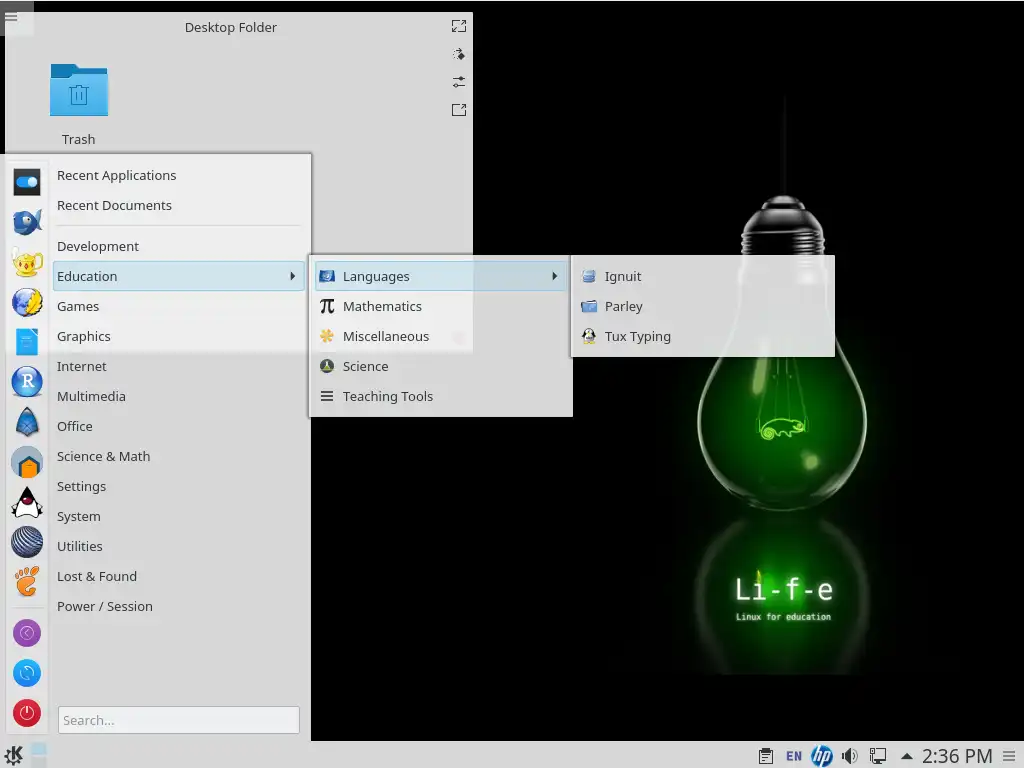 Web-Tool oder Web-App herunterladen openSUSE Education - eingestellt