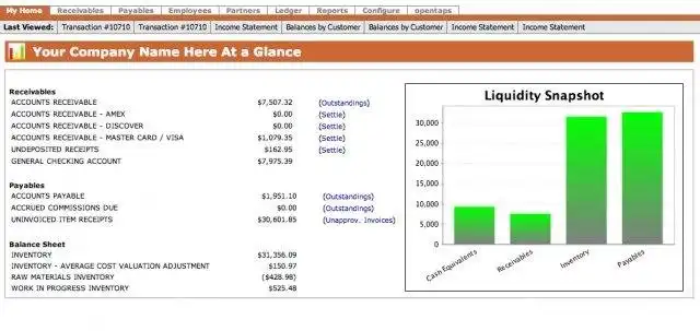 웹 도구 또는 웹 앱 오픈탭 오픈 소스 ERP+CRM 다운로드