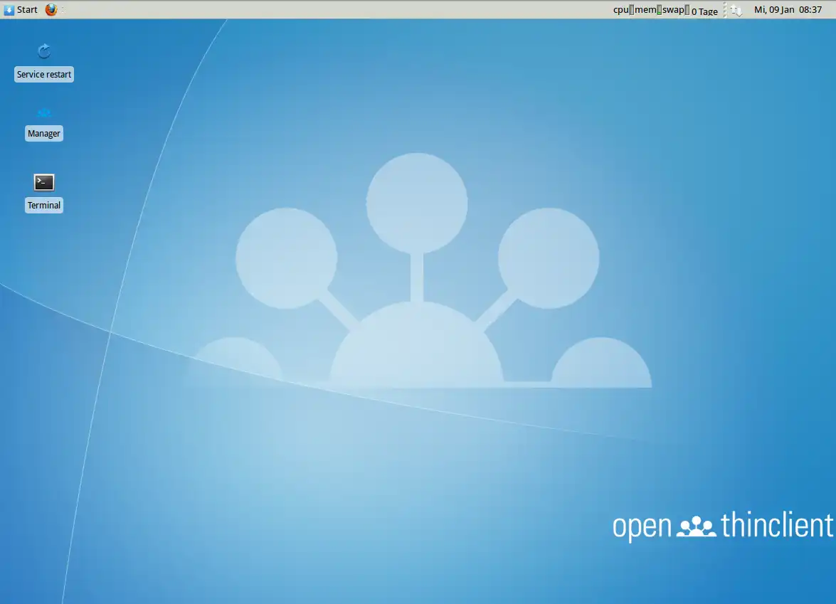 Download web tool or web app openthinclient.org