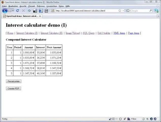 Download web tool or web app OpenVend