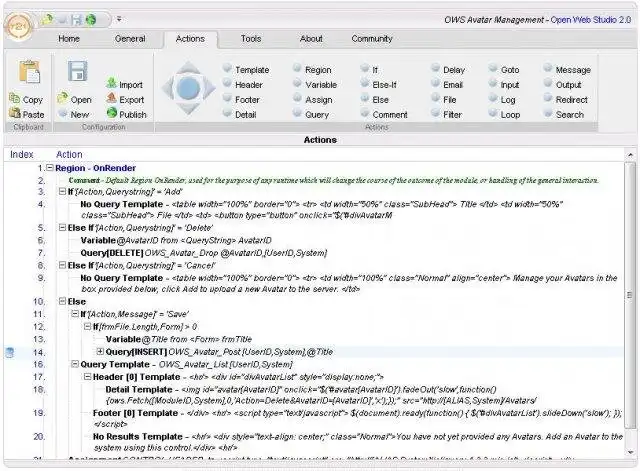 Mag-download ng web tool o web app Open Web Studio