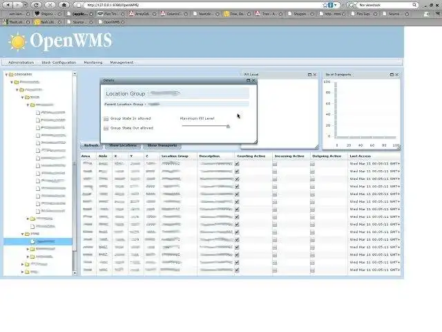 Загрузите веб-инструмент или веб-приложение openwms.org