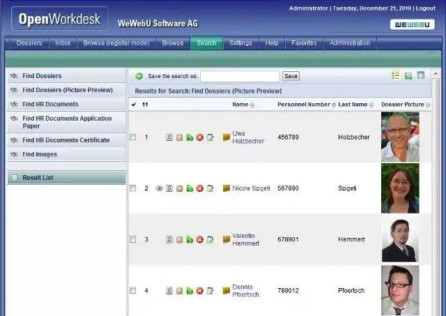 Web aracını veya web uygulamasını indirin OpenWorkdesk
