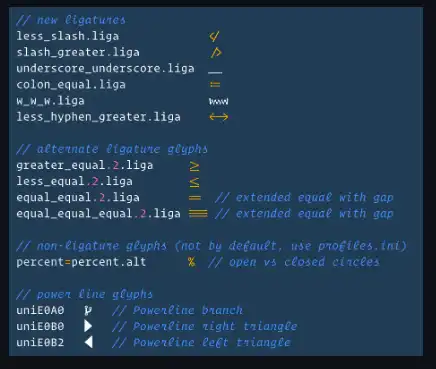 הורד כלי אינטרנט או אפליקציית אינטרנט Operator Mono Ligatures