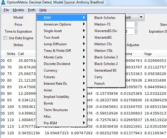 Download web tool or web app OptionMatrix