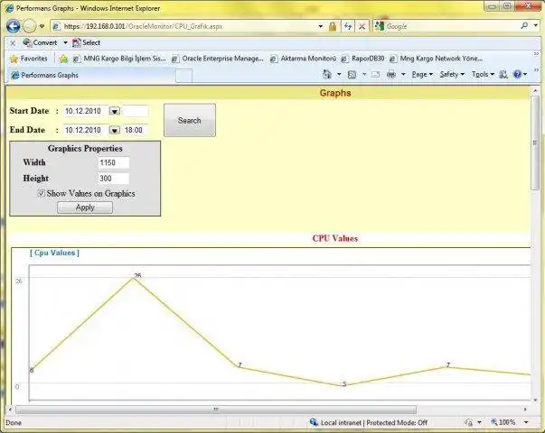 Download web tool or web app Oracle Monitor