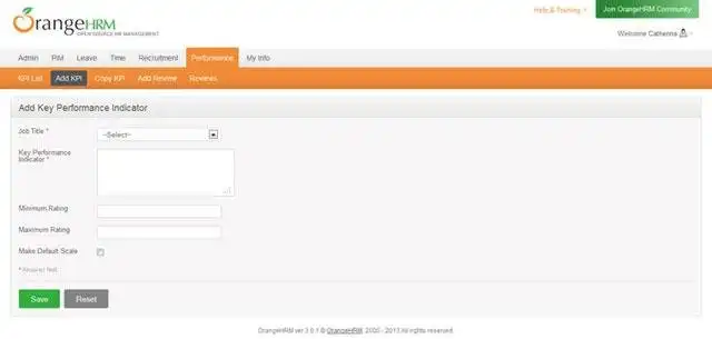 Web ツールまたは Web アプリをダウンロード OrangeHRM - 人事管理