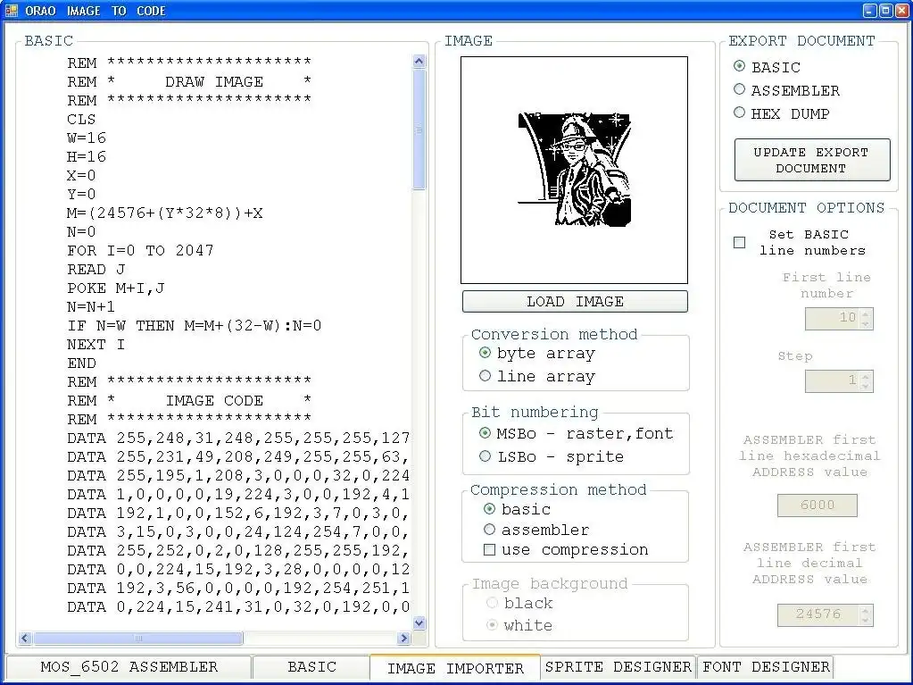 Download web tool or web app Orao Basket