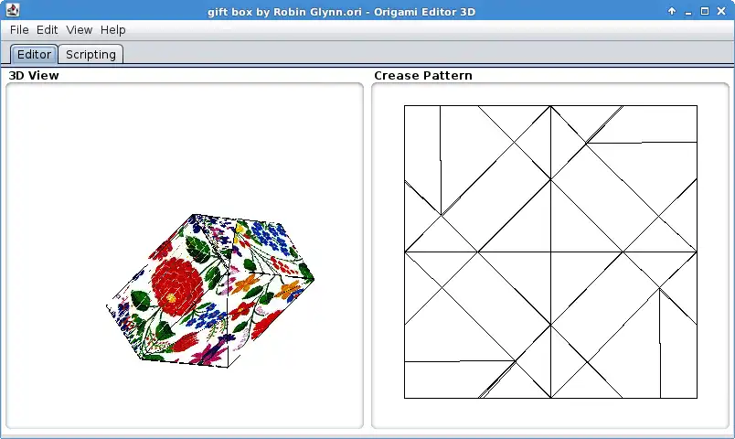 قم بتنزيل أداة الويب أو تطبيق الويب Origami Editor 3D