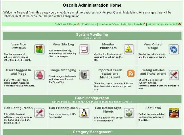 Download web tool or web app Oscailt CMS
