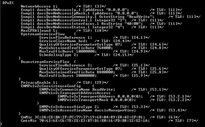 Mag-download ng web tool o web app OSCAR - DOCSIS