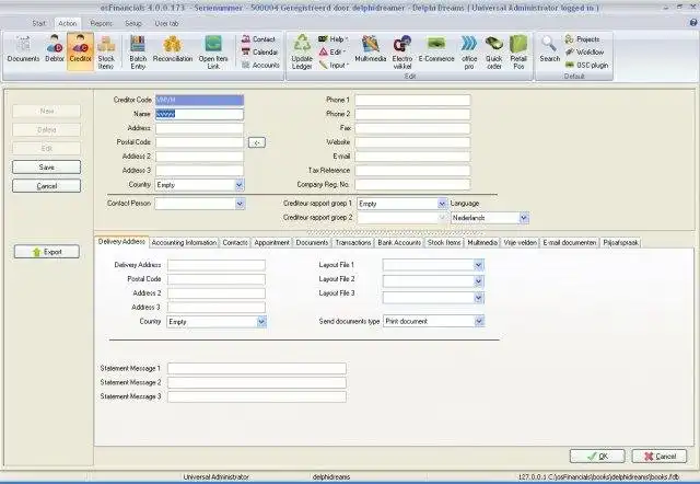 Download web tool or web app osFinancials Accounting Software