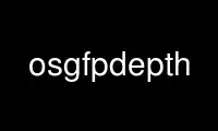 Run osgfpdepth in OnWorks free hosting provider over Ubuntu Online, Fedora Online, Windows online emulator or MAC OS online emulator