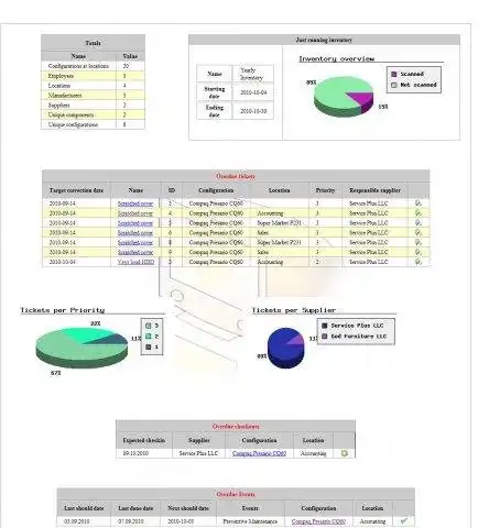 Download web tool or web app os:inventory