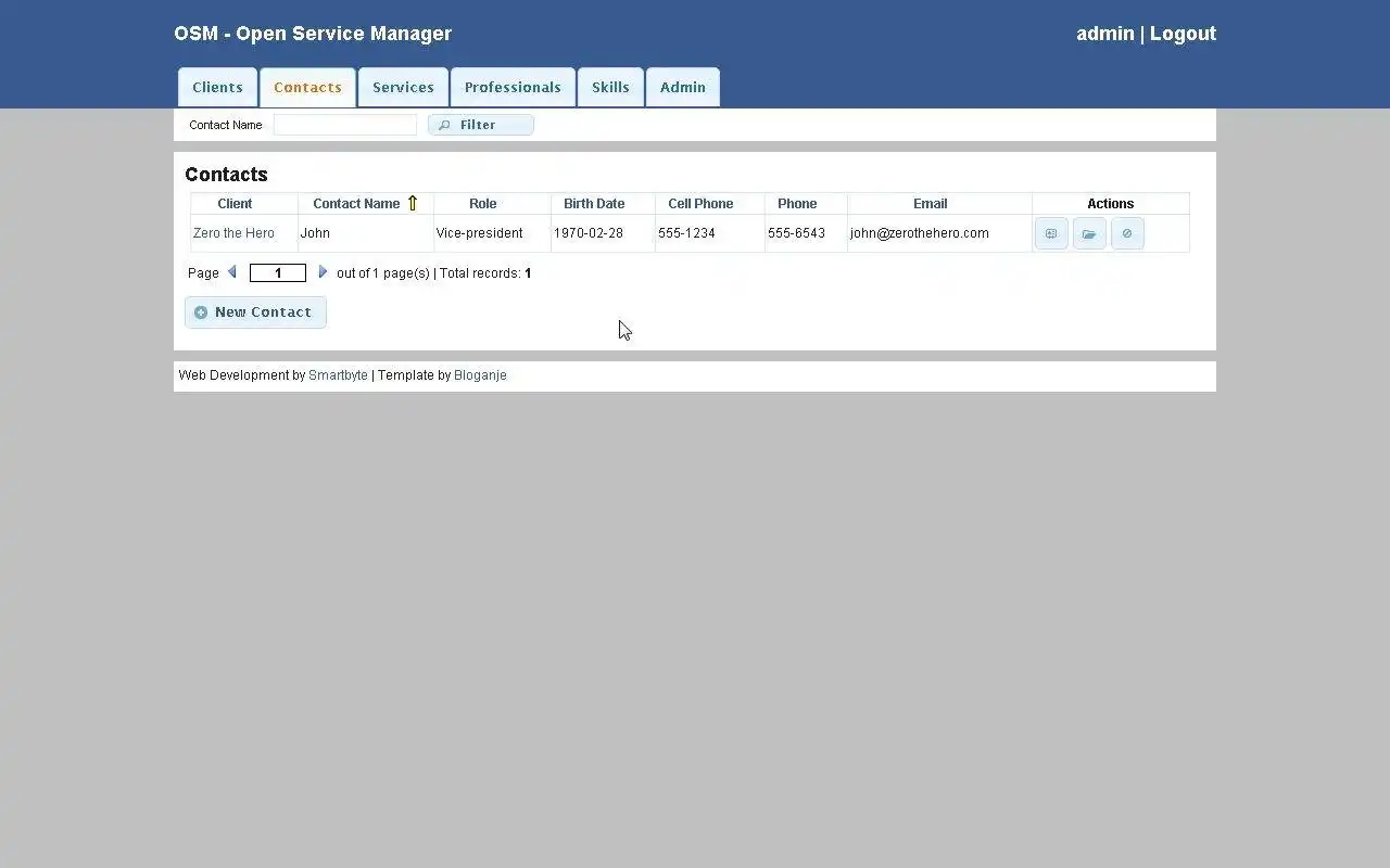 Загрузите веб-инструмент или веб-приложение OSM — Open Service Manager