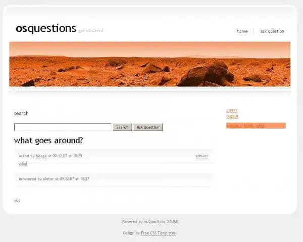 Download web tool or web app osQuestions