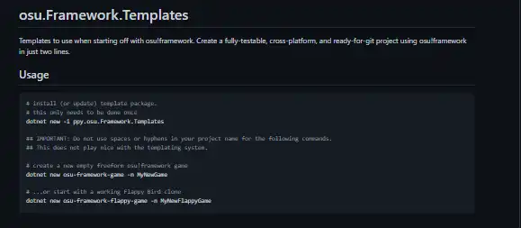 Download web tool or web app osu!framework