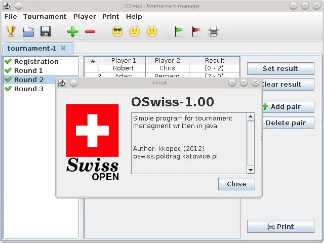 Download web tool or web app OSwiss