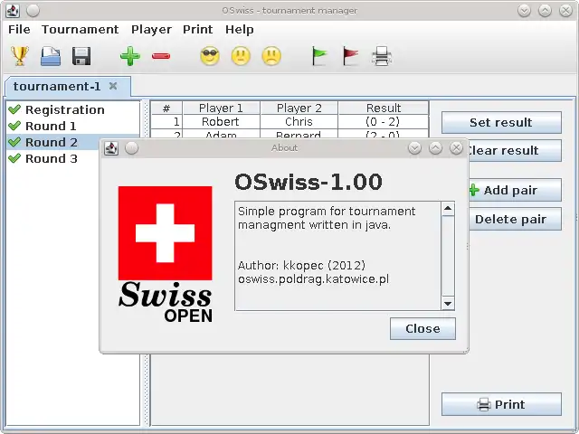 Unduh alat web atau aplikasi web OSwiss