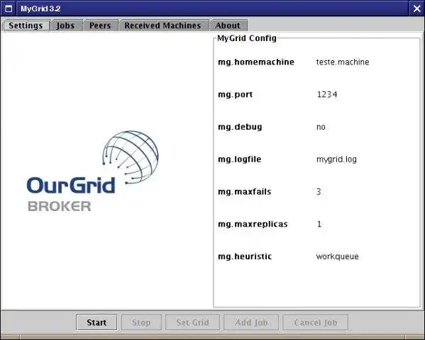 Download web tool or web app OurGrid