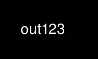 Run out123 ໃນ OnWorks ຜູ້ໃຫ້ບໍລິການໂຮດຕິ້ງຟຣີຜ່ານ Ubuntu Online, Fedora Online, Windows online emulator ຫຼື MAC OS online emulator