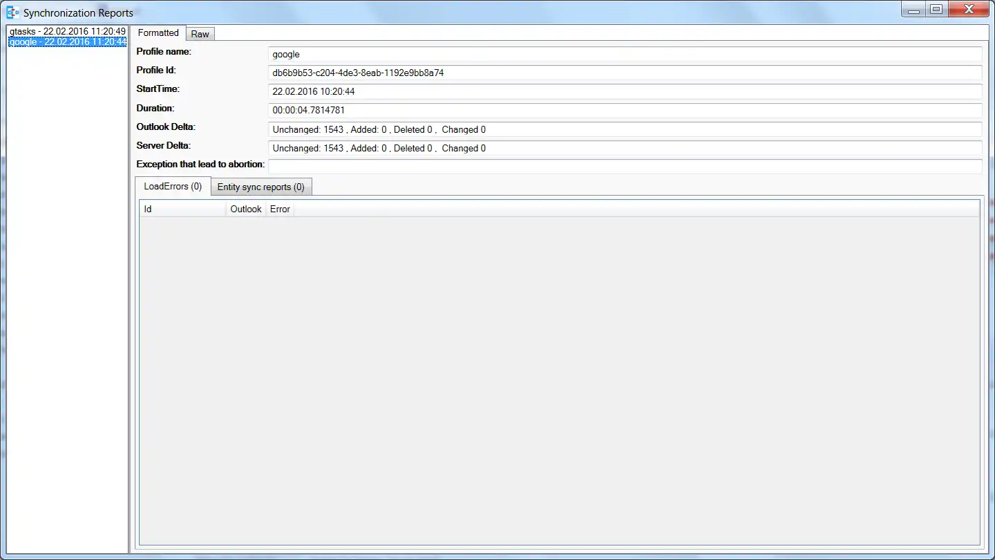 Download webtool of webapp Outlook CalDav Synchronizer