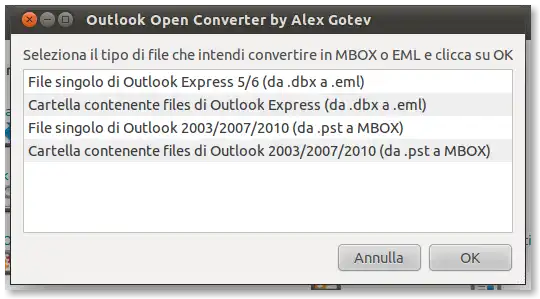 Scarica lo strumento Web o l'app Web Outlook Open Converter