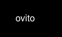 Run ovito in OnWorks free hosting provider over Ubuntu Online, Fedora Online, Windows online emulator or MAC OS online emulator