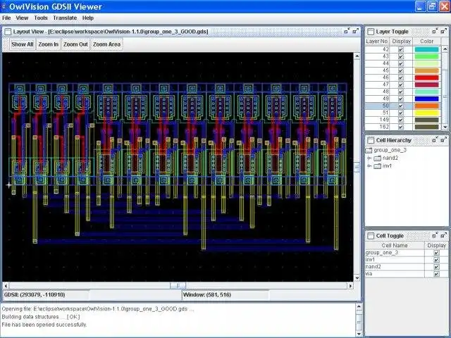 Unduh alat web atau aplikasi web OwlVision GDSII Viewer