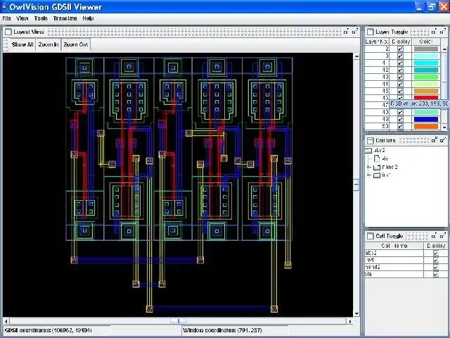 下载网络工具或网络应用 OwlVision GDSII Viewer