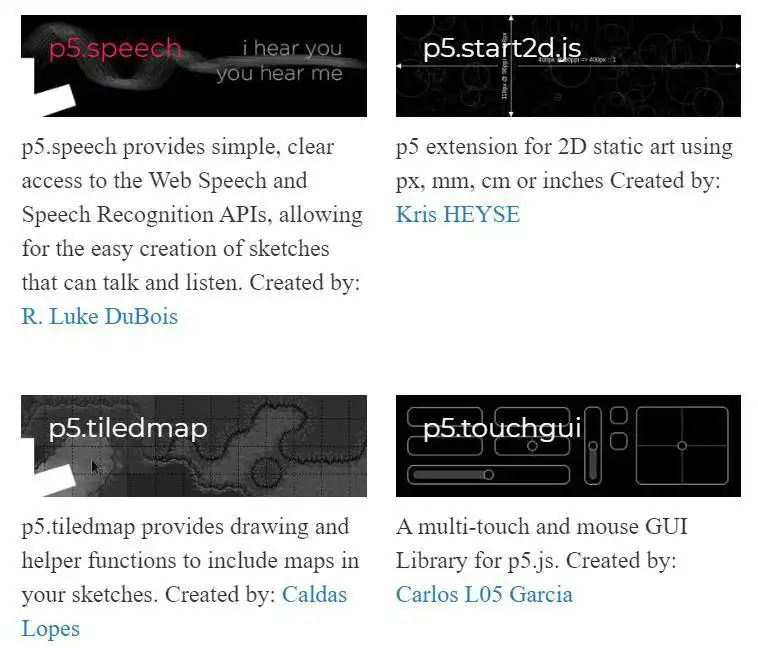 Télécharger l'outil Web ou l'application Web p5.js