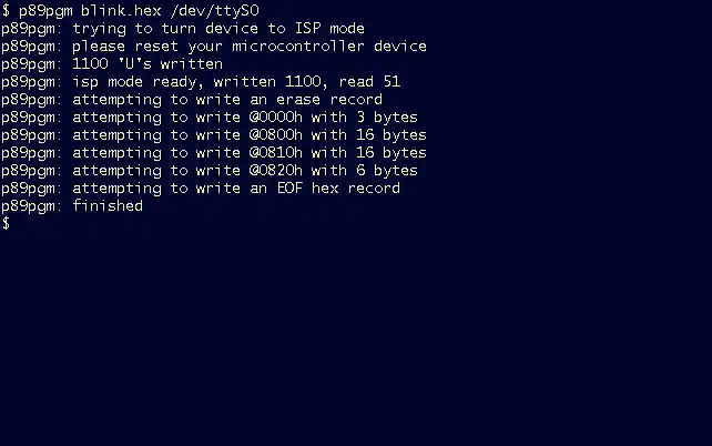 Download web tool or web app P89 Serial Programmer