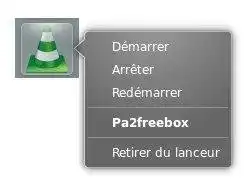 Загрузите веб-инструмент или веб-приложение pa2freebox