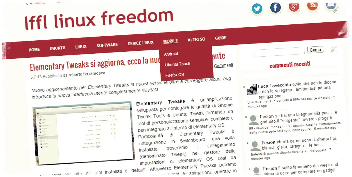 Scarica lo strumento web o i pacchetti di app web per lffl