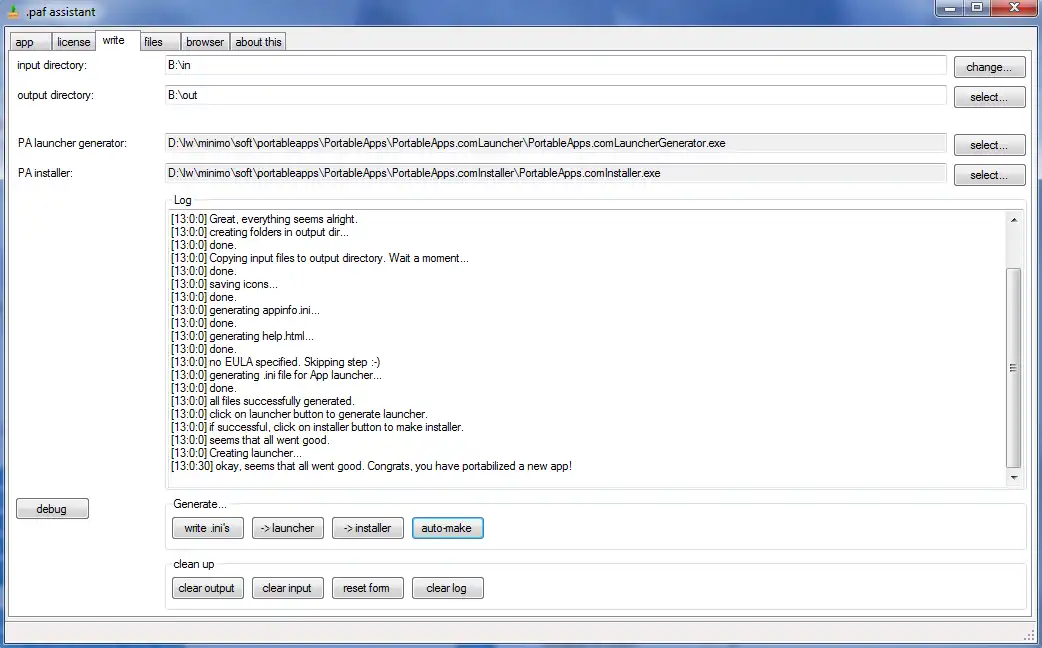 Download web tool or web app paf assistant